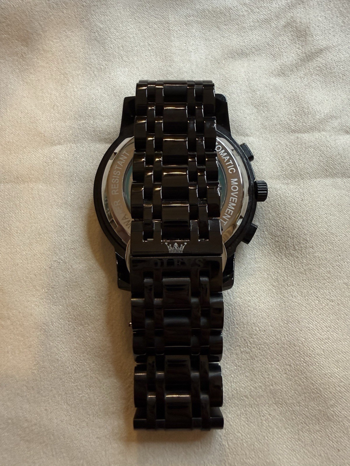 OLEVS Men Automatic Mechanical Watch Winding Moon… - image 8