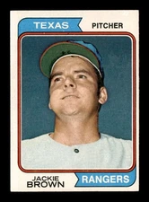 1974 Topps #89 Jackie Brown   NM/NM+ X3592583