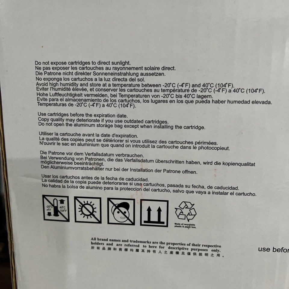 3 Compatible HP CF287A Black Toner Cartridge NEW Unopen 87A LaserJet M506N M506X - Image 4 of 4