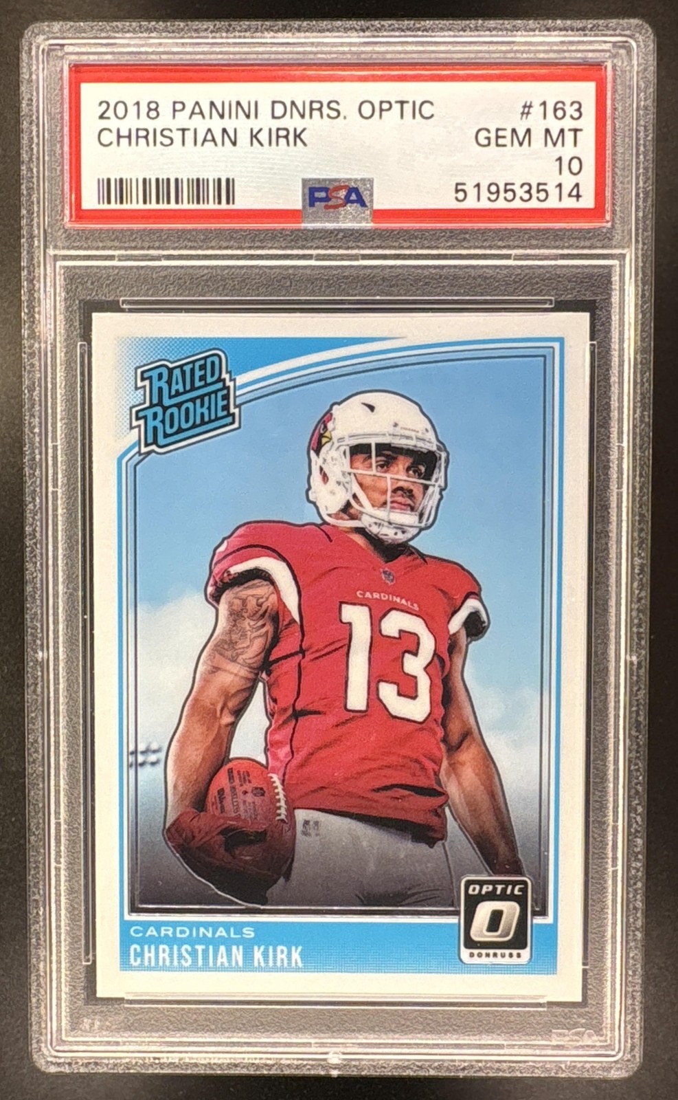 Christian Kirk Panini Donruss Optic #163 Base