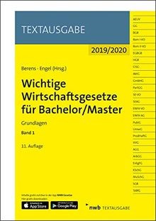 Wichtige Wirtschaftsgesetze für Bachelor/Master, Band 1:... | Buch | Zustand gut - Bild 1 von 2