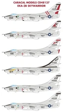 Caracal Models 1/48 decals CD48137 for the EKA-3B Skywarrior by Trumpeter