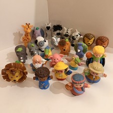 Lot of 23 Fisher-Price Little People Figures Animals  People Mixed