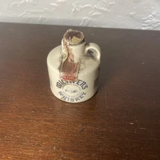 MICHTER'S Pot Still Whiskey Stoneware Jug EMPTY Quart Made in USA