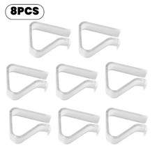 8-40 Pcs Transparent Clear Tablecloth Clips Plastic Table Cloth Clips Windproof