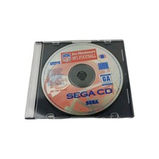 Joe Montana's NFL Football (Sega CD, 1993) RaRe ReD Disc Only **Not For Resale**