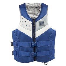 Fleet Neoprene Coast Guard Approved Life Jacket PFD NVY/WHT, XL/2XL