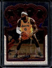 2021-22 Panini Crown Royale LeBron James Asia Red #52 Lakers