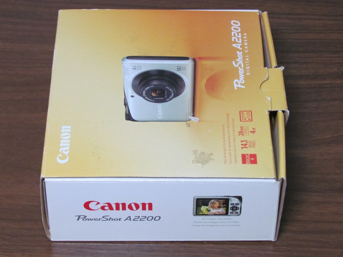 Canon PowerShot A2200 14.1MP Digital Camera - Black for sale