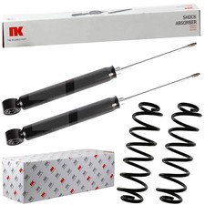 2x NK STOSSDÄMPFER+FAHRWERKSFEDER HINTEN passend für VW GOLF 6 SKODA OCTAVIA 2