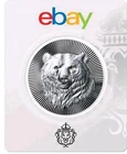 Scottsdale Mint 1oz Silver STACKER® Grizzly Bear In CertiLock! IN STOCK!🐻