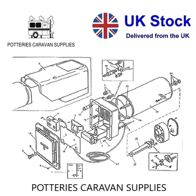 #ad #ad CARVER CASCADE WATER HEATER BOILER SPARES TRUMA CARAVAN CAMPER MOTORHOME GBP 17.95