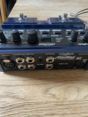 Digitech JamMan Stereo Looper Phrase Sampler Loop Station Gitarre Pedal