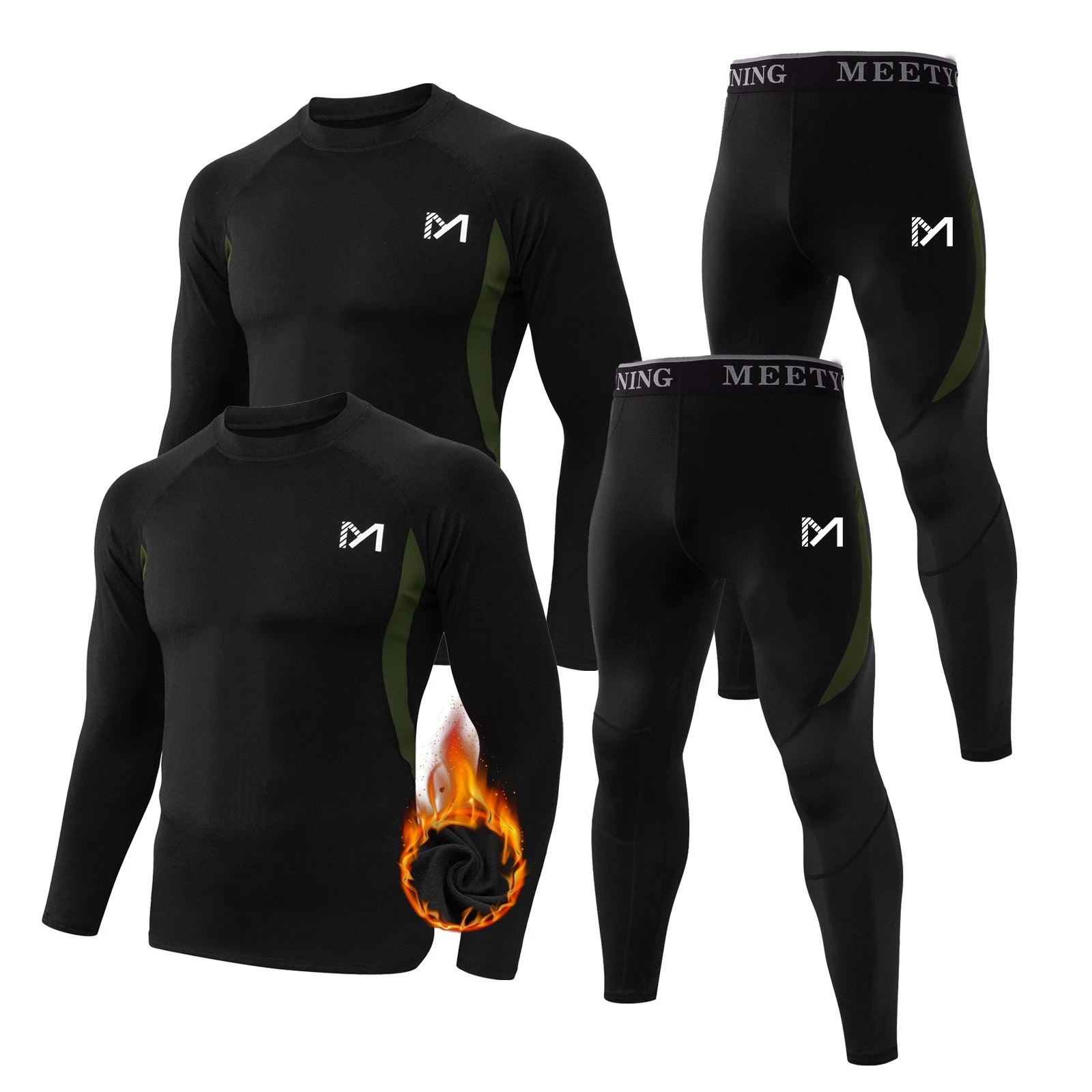 2Pack Winter Men Thermal Underwear Set Baselayer Long Johns Top Bottom Sleepwear
Opens in a new wind