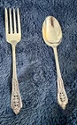 Wallace Rosepoint Sterling Fork and Spoon