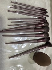 Makeup Brush Set. 13 Pcs Brush and 1 Makeup Sponge New