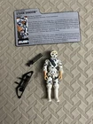 Vintage 1988 Hasbro GI Joe v2 Storm Shadow Near Complete Figure With File Card