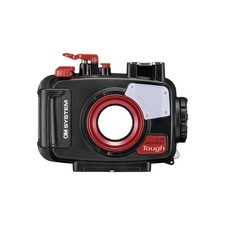 Olympus OM SYSTEM PT-059 Underwater Housing for TG-Series Cameras, Red and Black