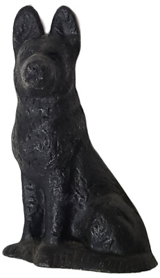 Vintage German Shepherd Figurine (Cast Iron or Pot Metal) - Approx. 3''