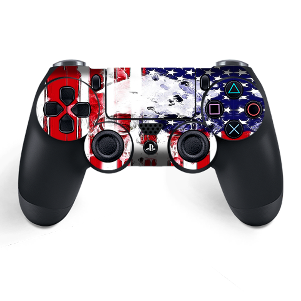 American Skull Flag In Skull - Playstation 5 Console - It's A Skin
