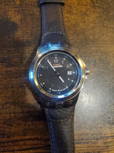 Timex Expedition Metal Tech Men’s Field Watch - T49631 - 40mm - Leather Strap