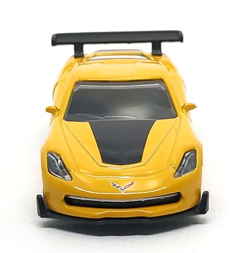 Majorette Chevrolet Corvette GMTM Yellow 1:60 (3") no Package - Picture 3 of 8