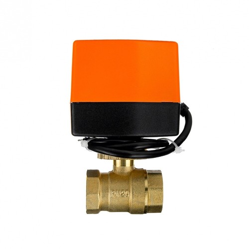 Juego de grifos de bola de motor FSA latón 3/4" 230V CA control de dirección tuerca latón - Imagen 6 de 7