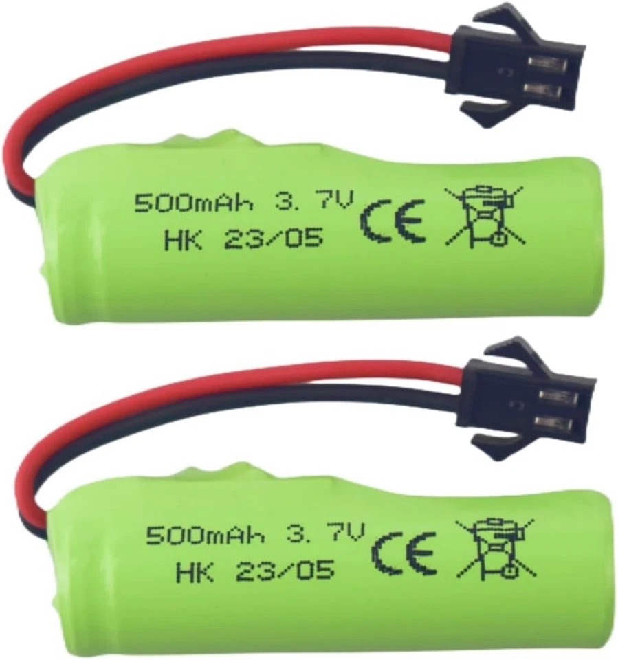 3,7V 500mAh Li-ion Akku Batterie SM Stecker mit Ladegerät für RC Auto Toys Truck - Bild 3 von 4