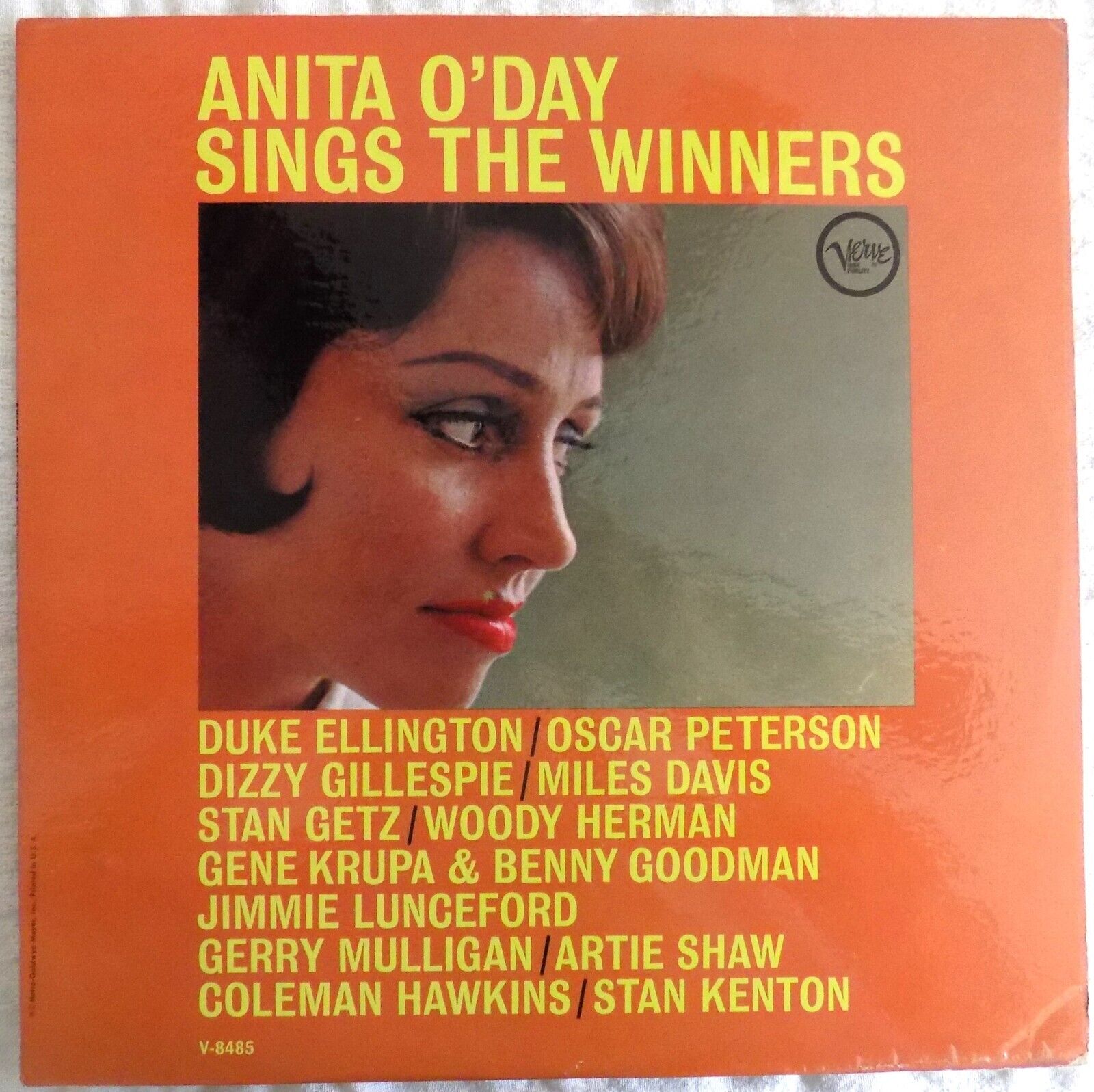 Anita O'Day - Sings the Winners LP - 1963 - Verve - MONO - USA - VG+/M-