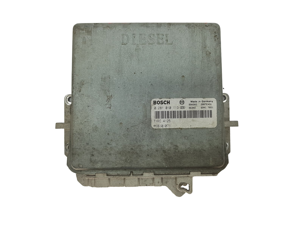 ECU Bosch 0 281 010 113 TYPE 4125 MSB101071 28RTE431 | eBay
