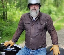 Wachscottonjacke Spirit Motors in M Bikerjacke Motorradjacke mit Protektoren