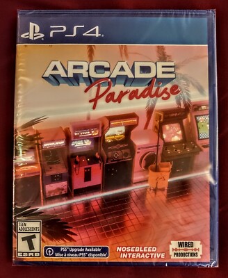 Arcade Paradise PS4 (PlayStation 4) PS5 Sealed Unopened Rare English Version!