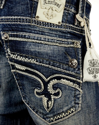 $220 Mens Rock Revival Jeans \
