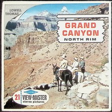 1960's GRAND CANYON NORTH RIM 3d View-Master 3 Reel Packet