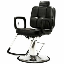 Mamm0graphy Chair with Headrest 1 - Black Faux Leather PR