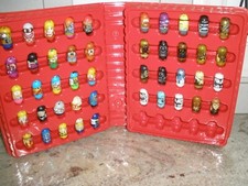 Case w/ Mighty Beanz Series 2 Loaded w/ 45 Beanz Star Wars, Disney, Silly, N12 