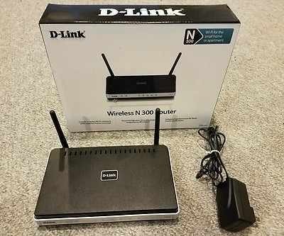 D-LINK DIR-615 Wireless Router N300 300Mbps 4-PORT 10/100 Switch WIRELESS-N 