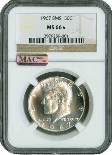 1967 SMS Kennedy Half Dollar NGC MS67 CAMEO! Free Shipping | eBay