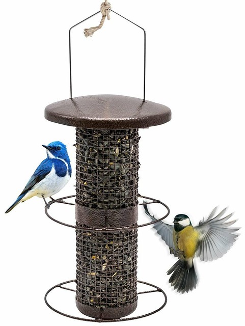 Sorbus Bird Feeder Circular Perch Hanging Feeder For Finches
