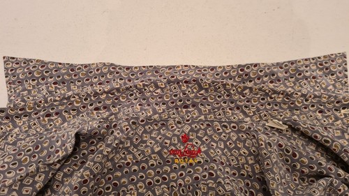 Vintage 80er Seide van Laack Royal Hemd 40 grau bunt gemustert Sehr gut M-L boho - Bild 5 von 5