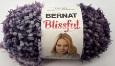 Bernat Blissful Yarn "Purple Potion" 1 Skein 1974