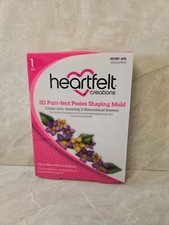 Heartfelt Creations Paper crafting 3D Flower Shaping Mold - Purr-fect Posies