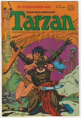   TARZAN #8/1980 Ein Vulkan bricht aus!, Ehapa Verlag COMICHEFT Z1-
