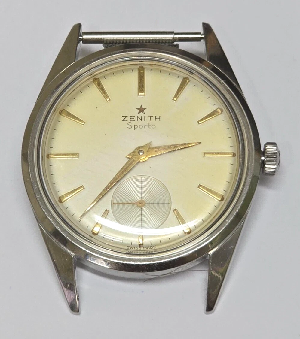 Zenith — ZENITH SPORTO VINTAGE MECHANICAL WATCH CAL 40T WORKING