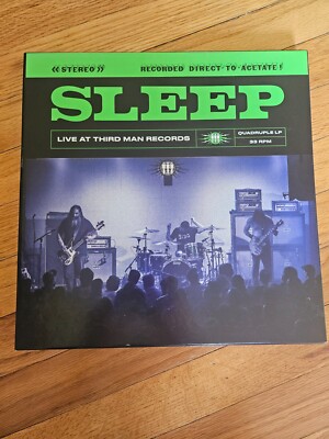 SLEEP - Live At Third Man Records Vault 39, 4LP Box Set+Poster | eBay