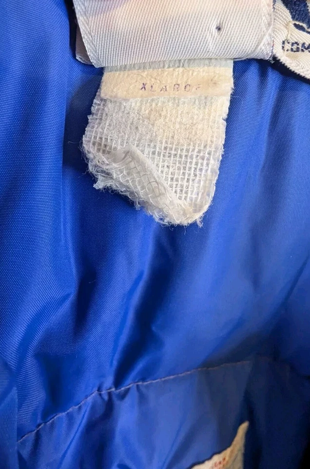 VINTAGE Gerry Men's Goose Down Puffer Jacket USA Made  *Rare* 70s 80s Blue XL - Image 4 of 4