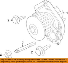 FIAT OEM 12-20 124 Spider Cooling Water Pump-Water Pump Stud 6509649AA