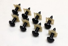 82-92 Camarofirebird Interior Rear Hatch Screws W Nuts Set Of 8 Black