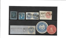 Preu&szlig;en / ELBERFELD 7 interessante St&uuml;cke / dabei je Ra2 als rare Ortsstempel-En