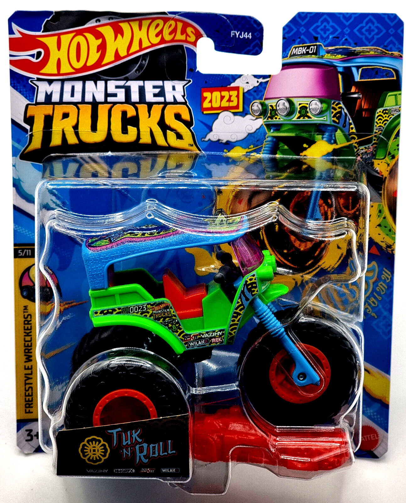 Грузовики-монстры Mattel Hot Wheels HKM38 Tuk N Roll 2190₽